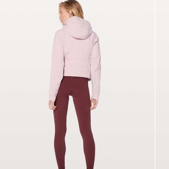 Lululemon Push Your Pace Jacket Porcelain Pink size 6 - Picture 4 of 13